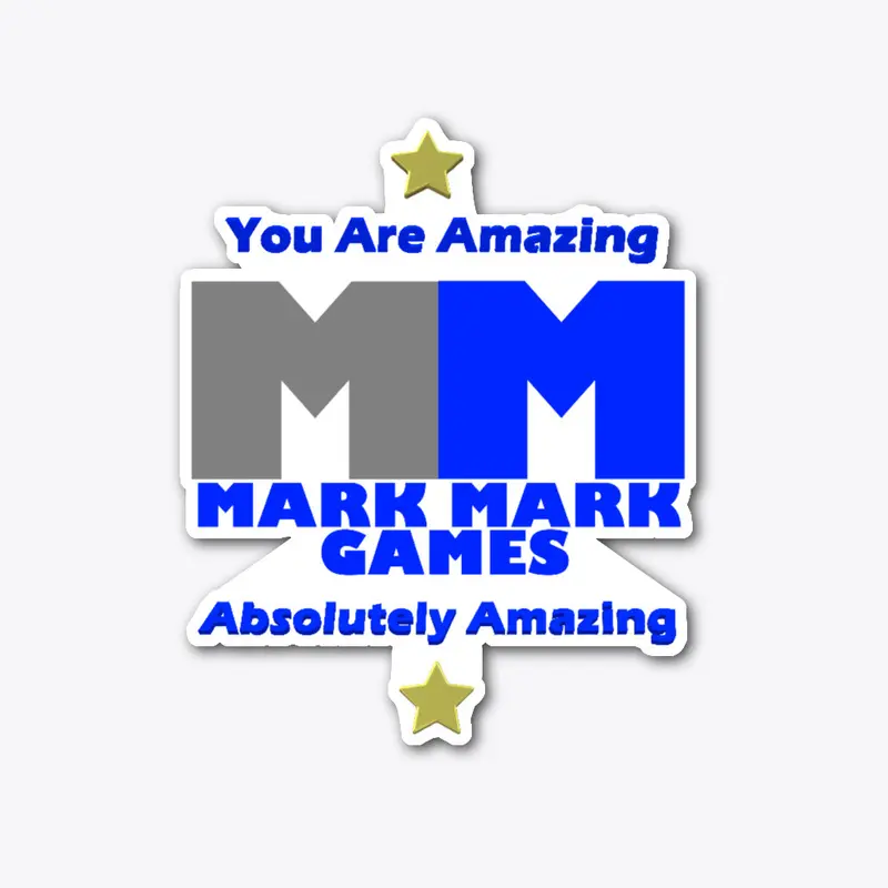 Mark Mark Games Amazing Die Cut Sticker