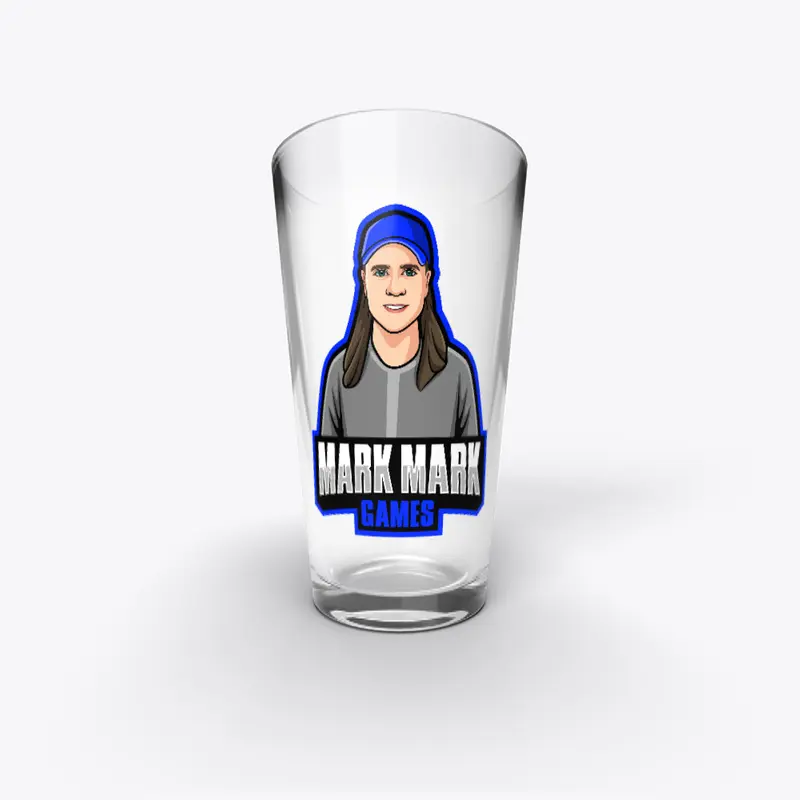 Mark Mark Games Pint Glass