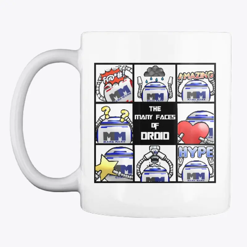 Many Faces of Droid Mug