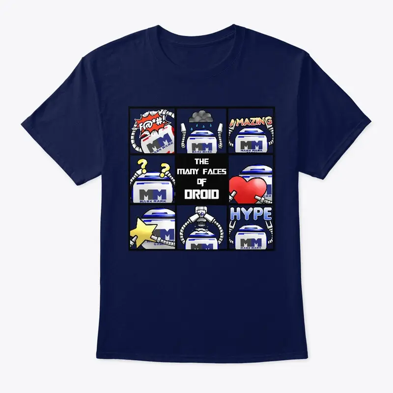 Many Faces of Droid T-Shirt