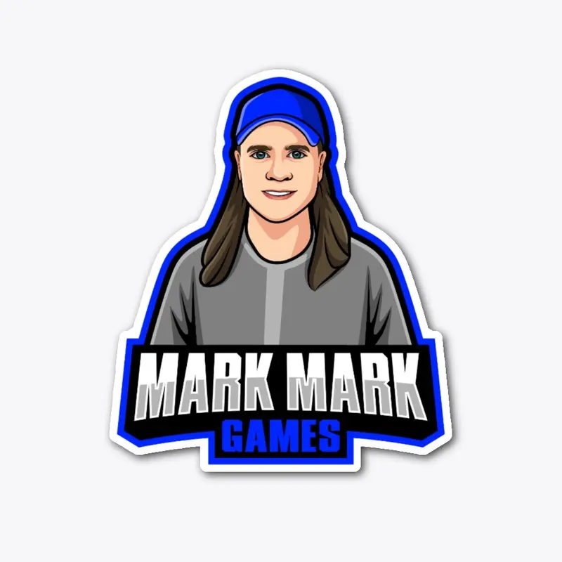 Mark Mark Face DIe Cut Sticker